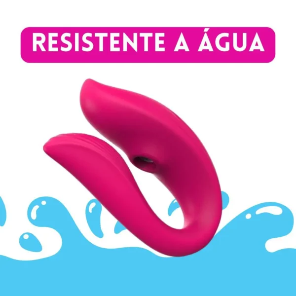 VIBRADOR SUGADOR DE CLITÓRIS E PONTO G 7 MODOS DE VIBRAÇÃO USB BLUETOOTH VIA APLICATIVO - Image 5