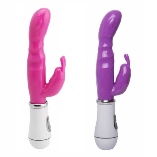 VIBRADOR SILICONE COELHINHO 12  MODOS VIBRAÇÃO USB - Image 7