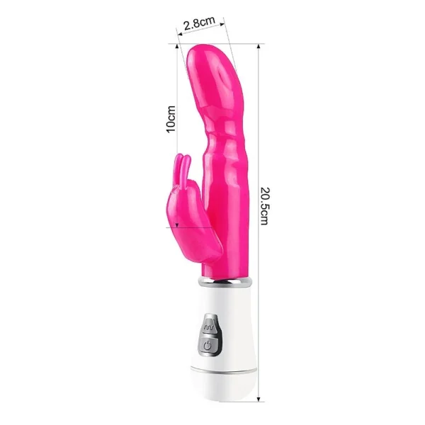 VIBRADOR SILICONE COELHINHO 12  MODOS VIBRAÇÃO USB - Image 9