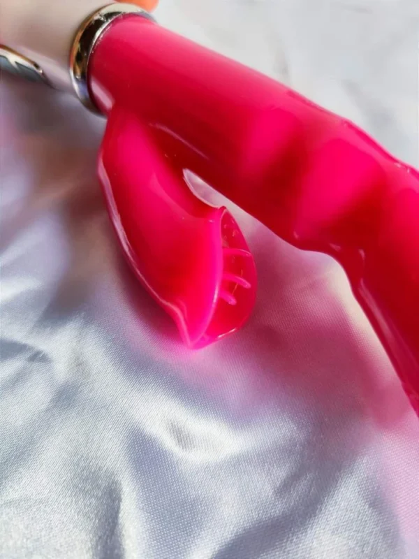 VIBRADOR COM ESTIMULADOR CLITORIANO 12 MODOS DE VIBRAÇÃO À PILHA (NÃO INCLUSA) - Imagem 6