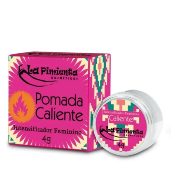 POMADA INTENSIFICADORA FEMININA PROLONGADORA DE RELAÇÃO LA PIMIENTA CALIENTE 4G