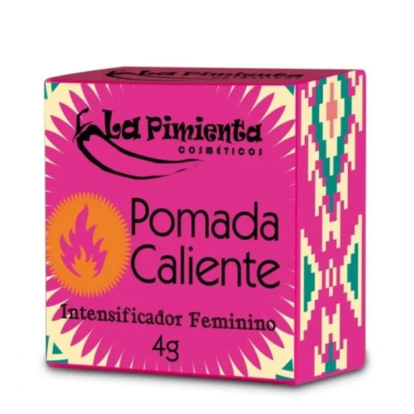 POMADA INTENSIFICADORA FEMININA PROLONGADORA DE RELAÇÃO LA PIMIENTA CALIENTE 4G - Imagem 2