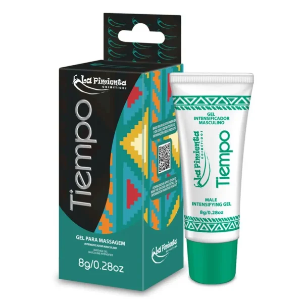 GEL INTENSIFICADOR MASCULINO PROLONGADOR DE RELAÇÃO LA PIMIENTA TIEMPO BISNAGA 8G