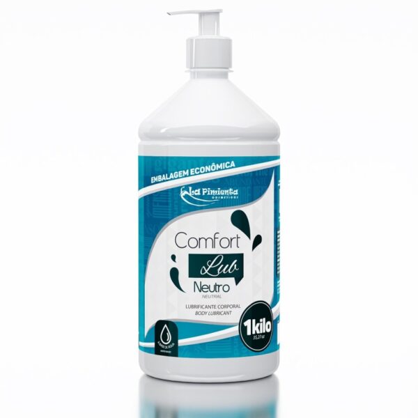 GEL LUBRIFICANTE BEIJÁVEL LA PIMIENTA CONFORT LUB NEUTRO EMBALAGEM ECONÔMICA 1 KG