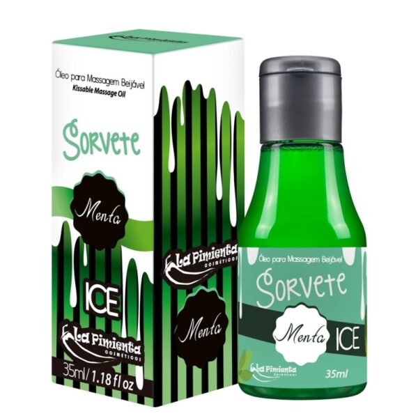 ÓLEO TÉRMICO BEIJÁVEL COM SENSAÇÃO HOT LA PIMIENTA SORVETE 35ML 4 AROMAS - Image 2