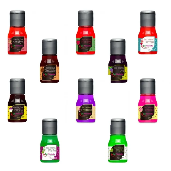 ÓLEO TÉRMICO BEIJÁVEL COM SENSAÇÃO HOT LA PIMIENTA 15ML 8 AROMAS
