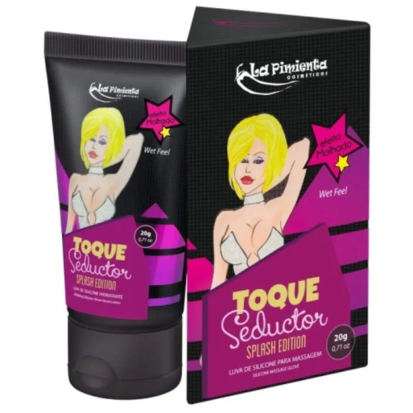 GEL LUBRIFICANTE/LUVA SILICONADA LA PIMIENTA TOQUE SEDUCTOR SPLASH EDICTION/TOQUE MOLHADO BISNAGA 20G