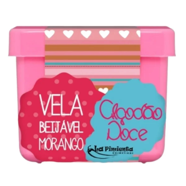 VELA PARA MASSAGEM BEIJÁVEL LA PIMIENTA SENSAÇÃO HOT ALGODÃO DOCE 3 AROMAS - Imagem 2