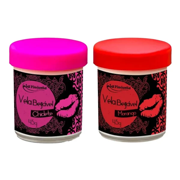 VELA BEIJÁVEL HIDRATANTE LA PIMIENTA 45G 3 AROMAS - Imagem 4