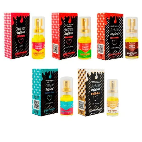 PERFUME BEIJÁVEL LA PIMIENTA SPRAY 15ML 5 AROMAS