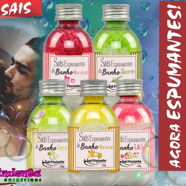 SAIS ESPUMANTES DE BANHO LA PIMIENTA 135G 5 AROMAS