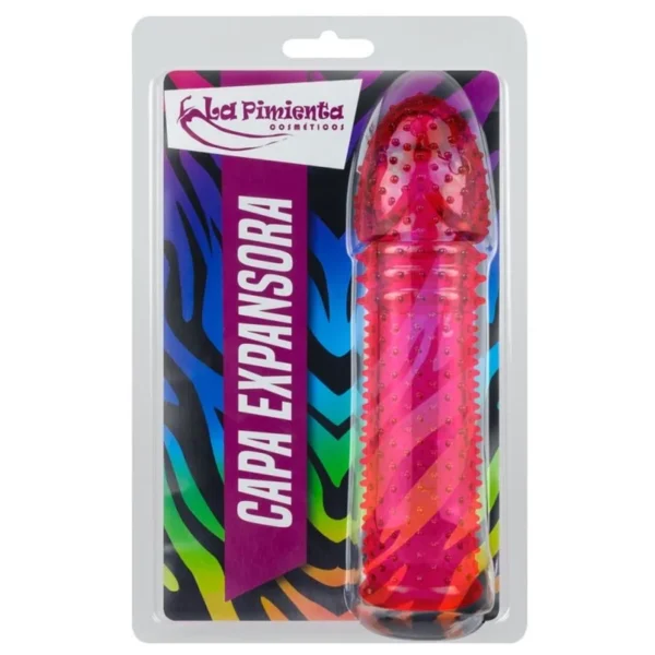 CAPA EXPANSORA PENIANA LA PIMIENTA ELASTÔMERO COM SILICONE 4 CORES - Imagem 4