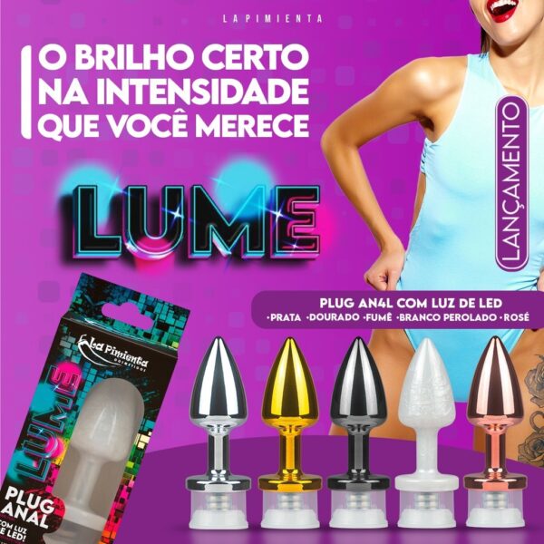 PLUG ANAL LA PIMIENTA LINHA LUME 5 CORES