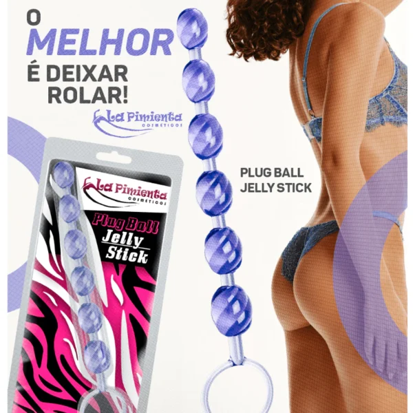 PLUG ANAL LA PIMIENTA JELLY STICK 20CM 2 MODELOS - Imagem 2