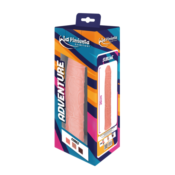 PRÓTESE REALÍSTICA MACIÇA  LA PIMIENTA LINHA ADVENTURE SUBLIME 26CMX4CM - Imagem 6