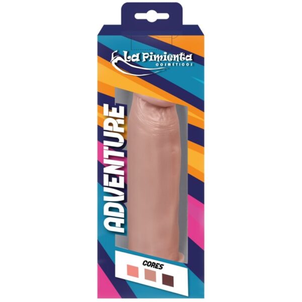 PRÓTESE REALÍSTICA MACIÇA COM VIBRADOR LA PIMIENTA LINHA ADVENTURE MAGNÍFICO 22CMX5CM - Image 5