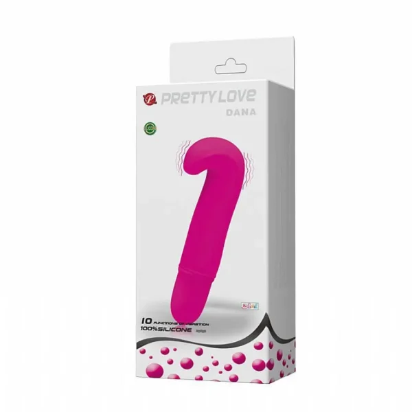 VIBRADOR PURO SILICONE PONTO G 10 NÍVEIS DE VIBRAÇÃO PRETTY LOVE - Image 3