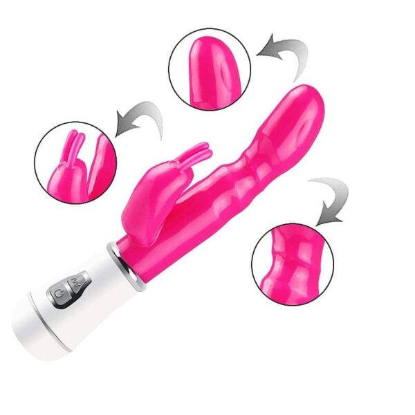 VIBRADOR DE PONTO G E CLITÓRIS RECARREGÁVEL USB 16CM SI - Image 2