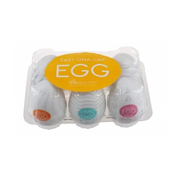 MASTURBADOR EGG MAGICAL KISS SI 6 UNIDADES/TEXTURAS SI1013 - Imagem 2