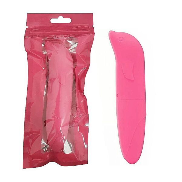 VIBRADOR PONTO G GOLFINHO AVELUDADO SI À PILHA (NÃO INCLUSA) 11 CORES - Image 5