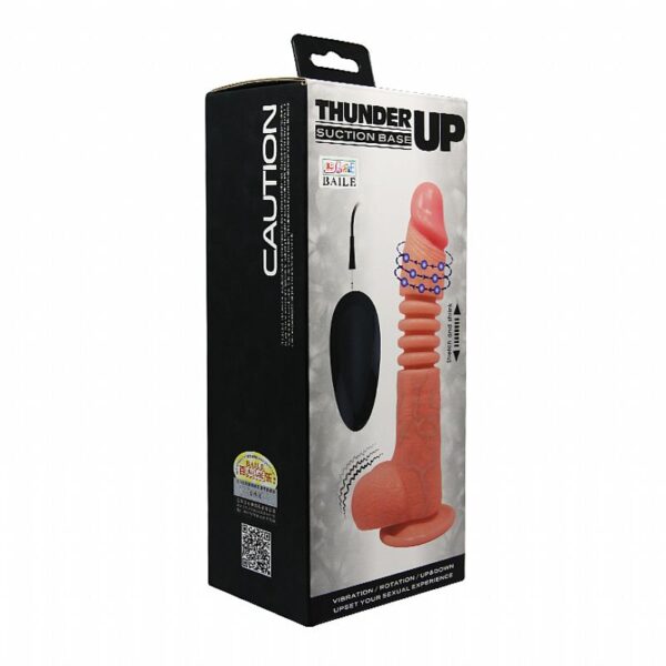 VIBRADOR COM ROTAÇÃO THUNDER UP BAILE SI 24CM X 4,5CM - Imagem 5