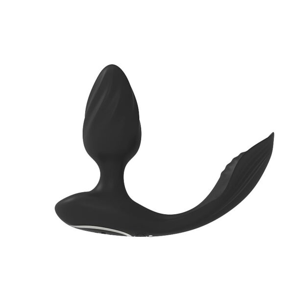 VIBRADOR PLUG ANAL COM ESTIMULADOR DE CLITÓRIS SI 10 MODOS DE VIBRAÇÃO RECARREGÁVEL USB - Image 4