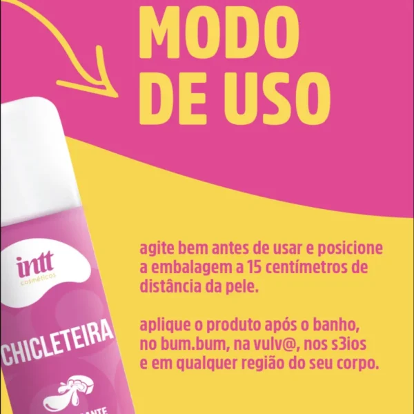 DESODORANTE ÍNTIMO INTT LINHA COLLORS SPRAY 166ML CHICLETEIRA - Imagem 5