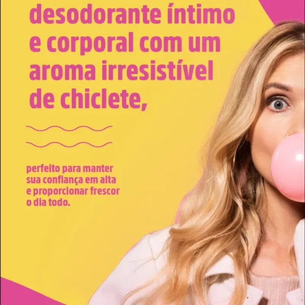 DESODORANTE ÍNTIMO INTT LINHA COLLORS SPRAY 166ML CHICLETEIRA - Imagem 6