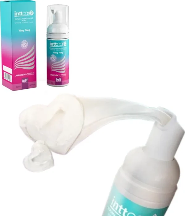 ESPUMA DE HIGIENE ÍNTIMA UNISSEX INTT INTT CARE YLANG-YLANG 166ML - Imagem 7