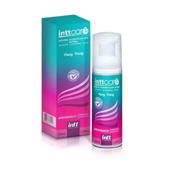 ESPUMA DE HIGIENE ÍNTIMA UNISSEX INTT INTT CARE YLANG-YLANG 166ML - Imagem 4