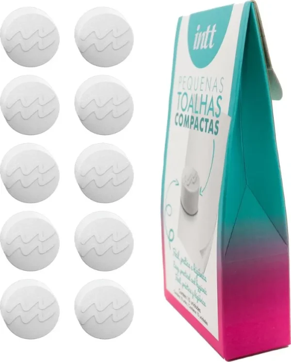 TOALHAS COMPACTAS HIGIÊNICAS INTT 10UN - Imagem 3