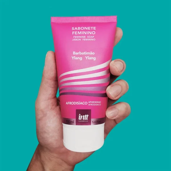 SABONETE ÍNTIMO E CORPORAL AFRODISÍACO FEMININO INTT BARBATIMÃO/Y-LANG Y-LANG150ML