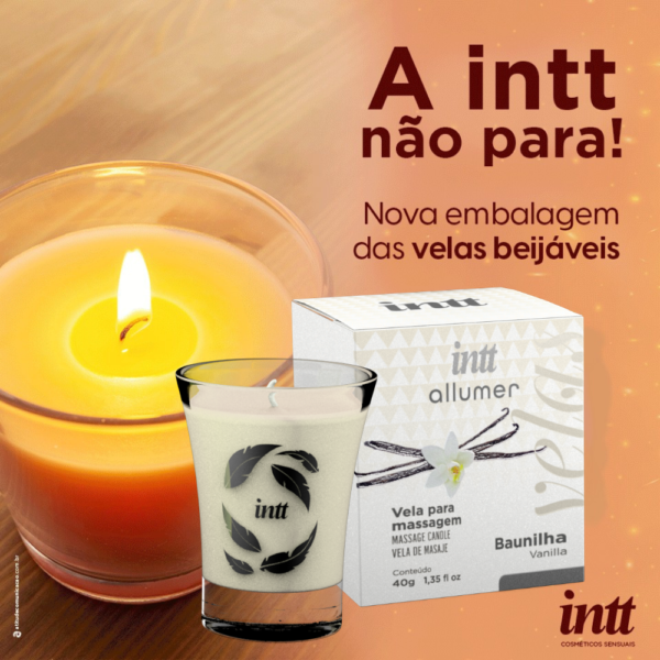VELA AROMÁTICA AFRODISÍACA INTT ALLUMER 40G 3 AROMAS - Imagem 3