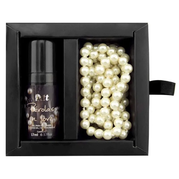 KIT PÉROLAS IN LOVE INTT COLAR DE PÉROLAS + SPRAY 17ML LUBRIFICANTE - Imagem 3