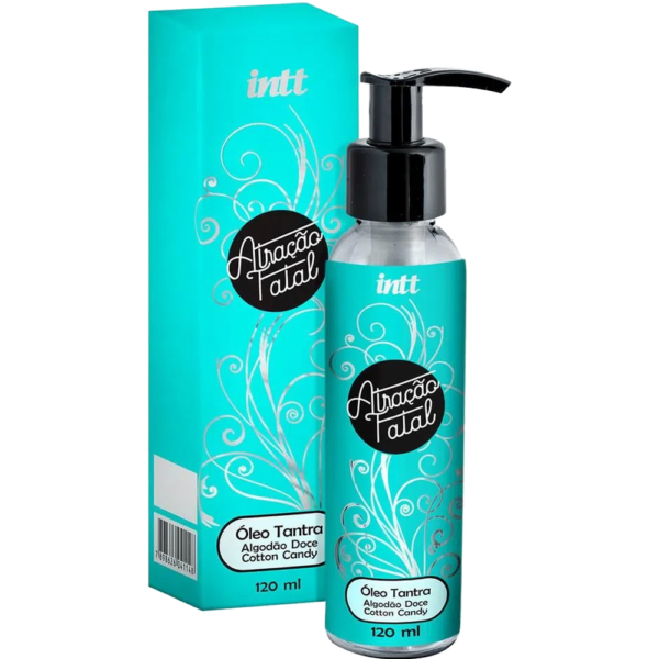ÓLEO DE MASSAGEM TÂNTRICA INTT ATRAÇÃO FATAL ALGODÃO DOCE 120ML - Imagem 2