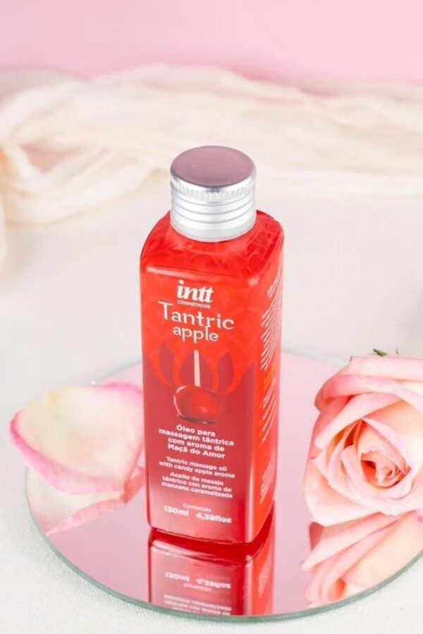 ÓLEO DE MASSAGEM TÂNTRICA INTT TANTRIC APPLE MAÇÃ DO AMOR 130ML - Imagem 3