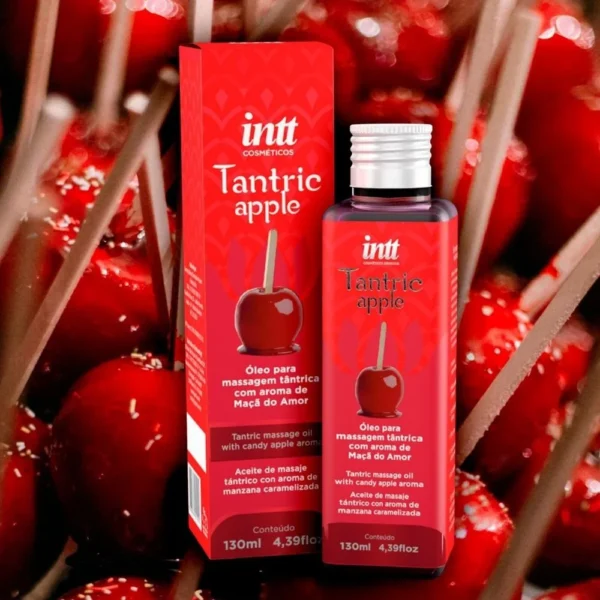 ÓLEO DE MASSAGEM TÂNTRICA INTT TANTRIC APPLE MAÇÃ DO AMOR 130ML - Imagem 7