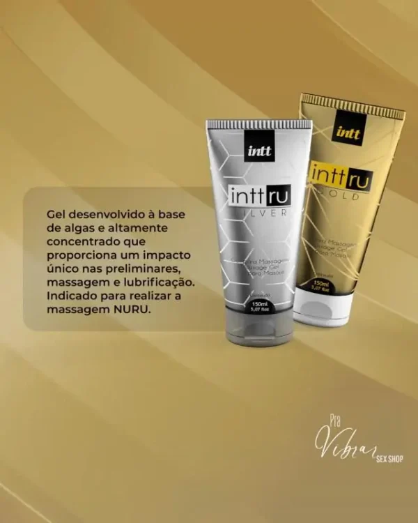 GEL DESLIZANTE MASSAGEM NURU LUBRIFICAÇÃO À BASE DE ALGAS INTT INTTRU 150ML - Imagem 7