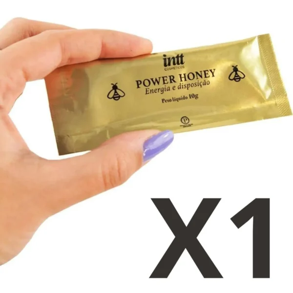 SUPLEMENTO ALIMENTAR AFRODISÍACO LÍQUIDO À BASE DE MEL TAURINA CAFEÍNA GENGIBRE CANELA INTT POWER HONEY 8 X 10G - Imagem 10