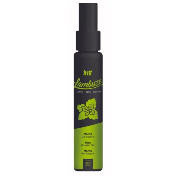 GEL BEIJÁVEL PARA SEXO ORAL  MASSAGEM LUBRIFICAÇÃO INTT LAMBUZE SPRAY 55ML 5 SABORES - Imagem 11