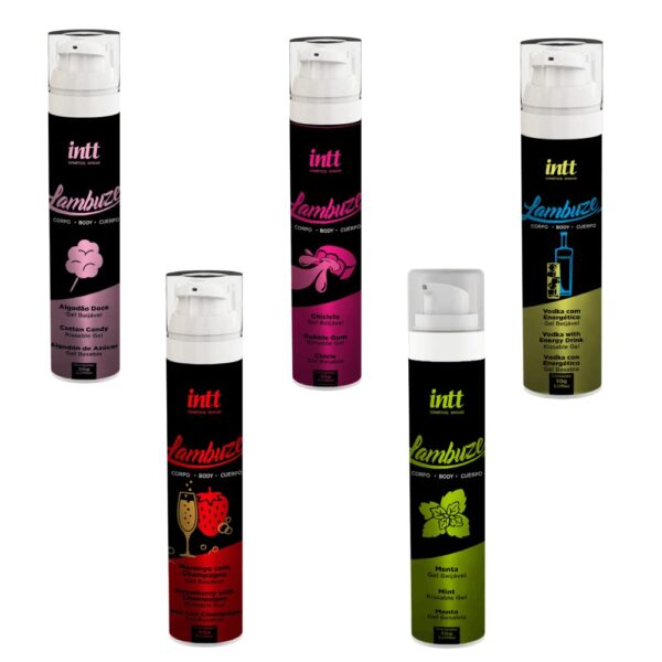GEL BEIJÁVEL PARA SEXO ORAL  MASSAGEM LUBRIFICAÇÃO INTT LAMBUZE SPRAY 55ML 5 SABORES - Imagem 13