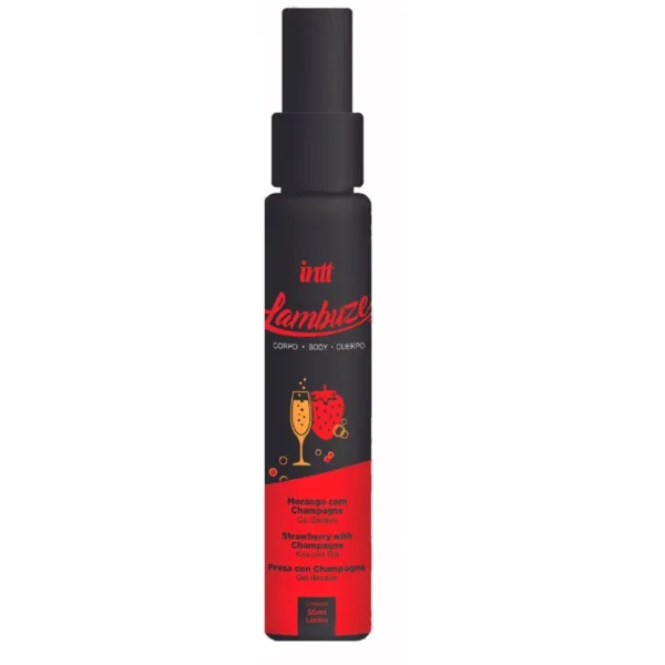 GEL BEIJÁVEL PARA SEXO ORAL  MASSAGEM LUBRIFICAÇÃO INTT LAMBUZE SPRAY 55ML 5 SABORES - Imagem 16