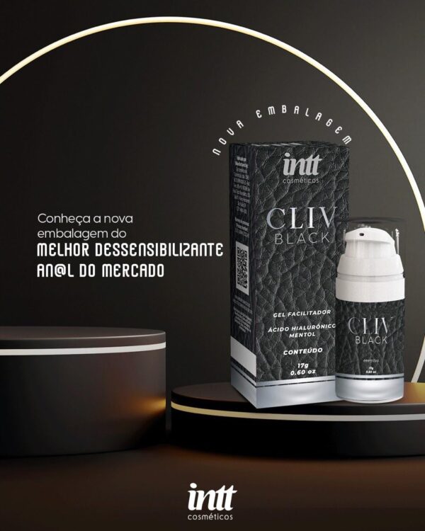 DESSENSIBILIZANTE PARA SEXO ANAL INTT CLIV BLACK SPRAY 17G - Imagem 3