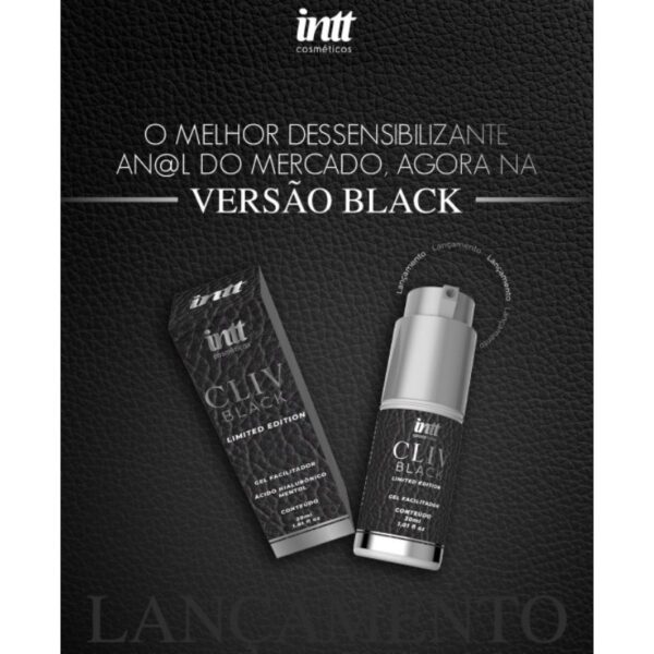 DESSENSIBILIZANTE PARA SEXO ANAL INTT CLIV BLACK SPRAY 17G - Imagem 6