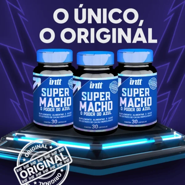 SUPLEMENTO MULTIVITAMÍNICO INTT SUPER MACHO 30 CÁPSULAS
