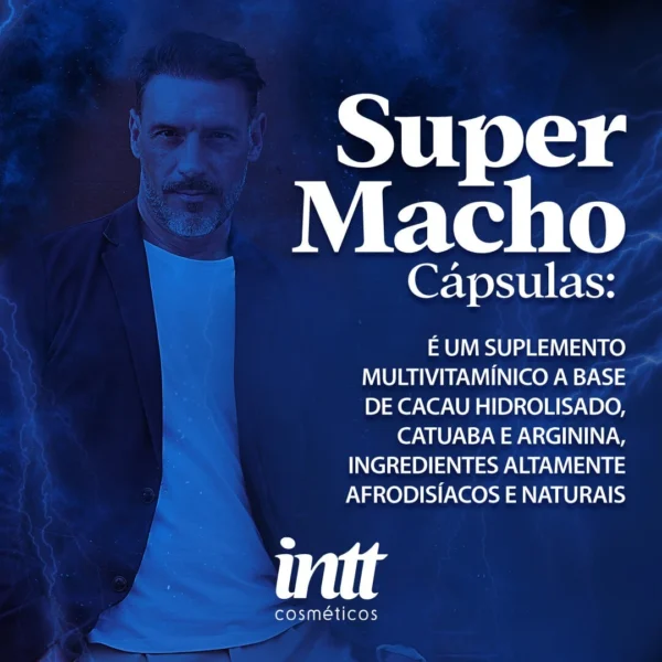 SUPLEMENTO MULTIVITAMÍNICO INTT SUPER MACHO 30 CÁPSULAS - Imagem 4