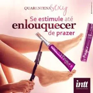 GEL EXCITANTE FEMININO TÉRMICO VIBRADOR INTT FINGER SEXY 15G COM DEDO APLICADOR