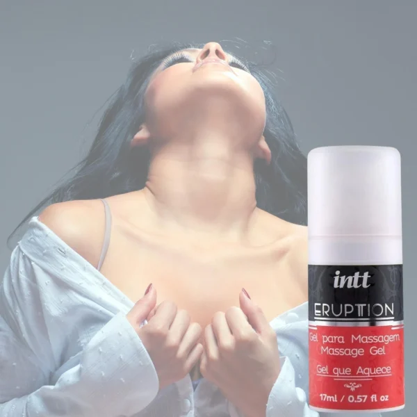 GEL EXCITANTE FEMININO TÉRMICO VIBRADOR INTT ERUPTION SPRAY 17ML - Imagem 2