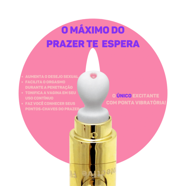 GEL EXCITANTE FEMININO TÉRMICO VIBRADOR INTT LADY GOOZA 15G TUTTI FRUTTI COM PONTA VIBRATÓRIA - Imagem 9