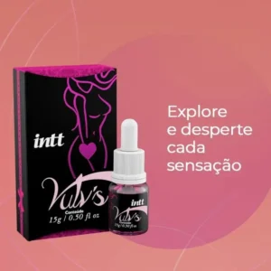 GEL EXCITANTE FEMININO TÉRMICO VIBRADOR INTT FEROMÔNIO VULV'S 15G GOTAS